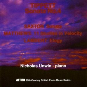 Unwin,Nicholas - Piano Works  CD